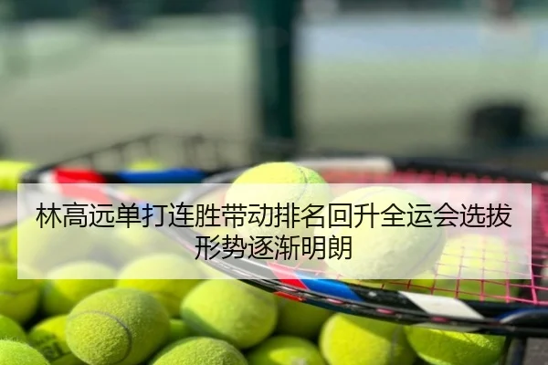 林高远单打连胜带动排名回升全运会选拔形势逐渐明朗